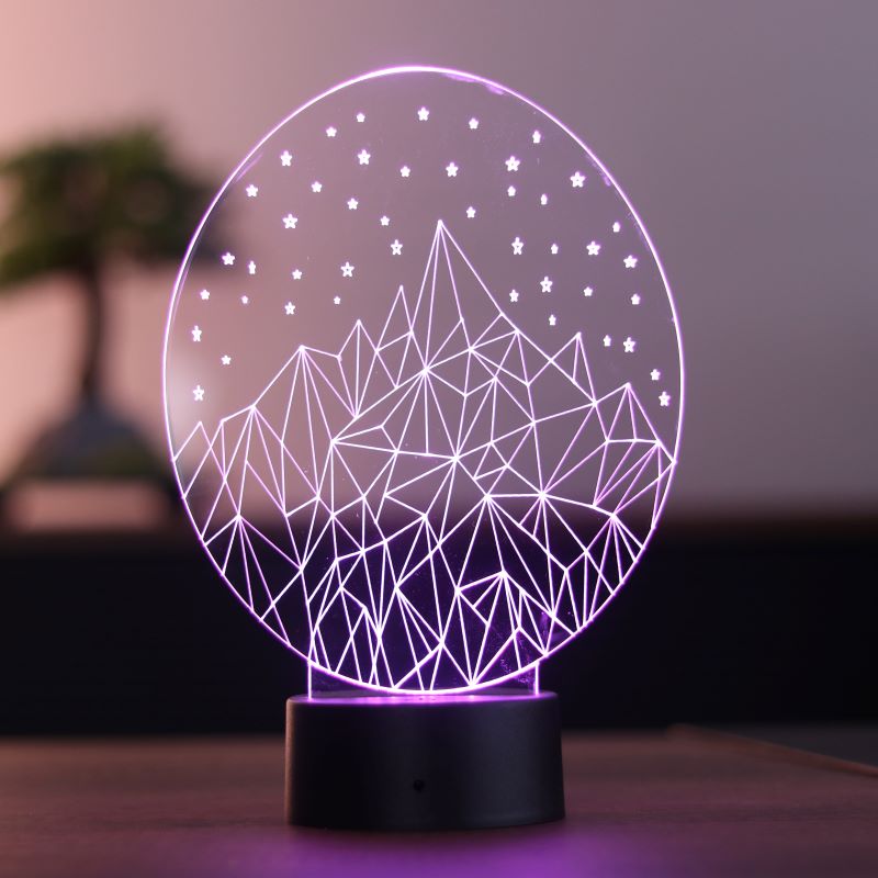 Crystal Iceberg LED Table Lamp