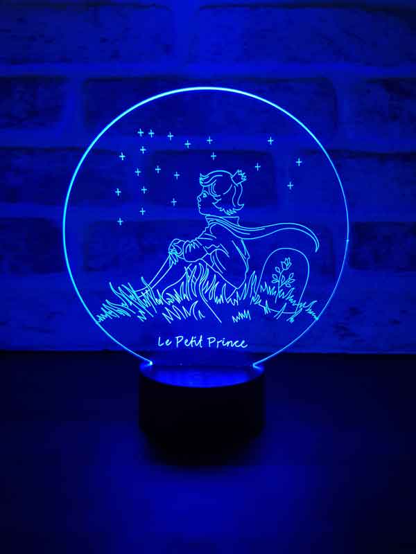 Küçük Prens Le Petit Prince Figürlü Dekoratif Hediye Led Masa Lambası | BYLAMP