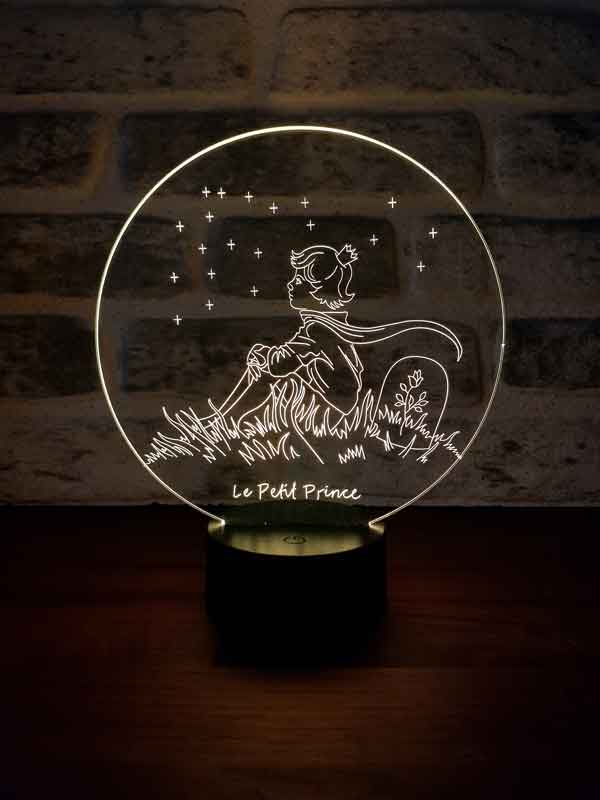 Küçük Prens Le Petit Prince Figürlü Dekoratif Hediye Led Masa Lambası | BYLAMP