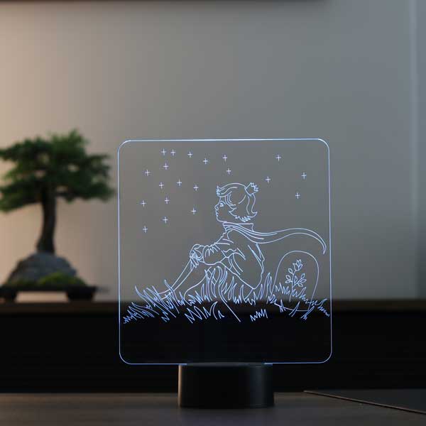 Little Prince and Stars Led Table Lamp