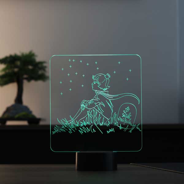 Little Prince and Stars Led Table Lamp