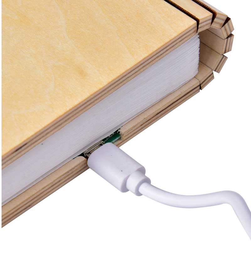 Magic light book led decorative lamp