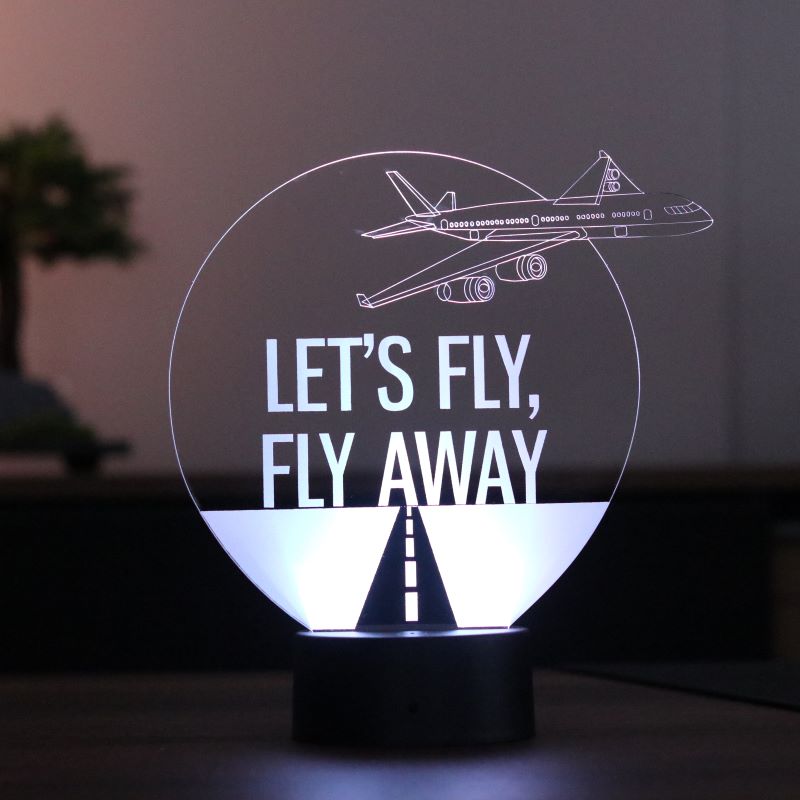 Let's Fly Figürlü Dekoratif Hediye Led Masa Lambası | BYLAMP