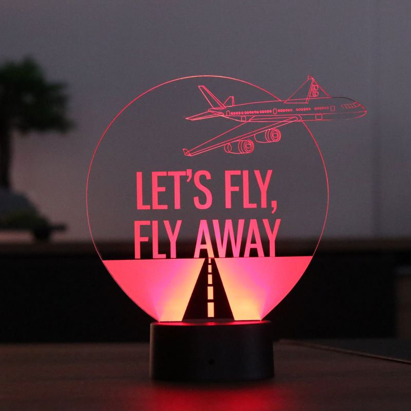 Let's Fly Figürlü Dekoratif Hediye Led Masa Lambası | BYLAMP