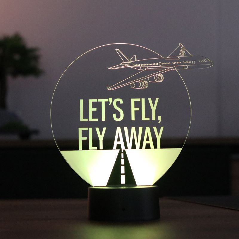 Let's Fly Figürlü Dekoratif Hediye Led Masa Lambası | BYLAMP