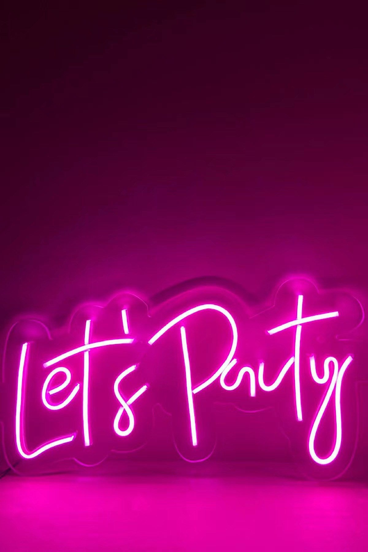 Let's Party Neon Lamp