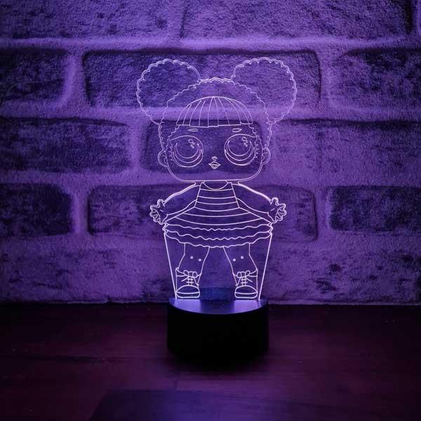 Lol Doll Figured Decorative Gift Led Table Lamp | BYLAMP