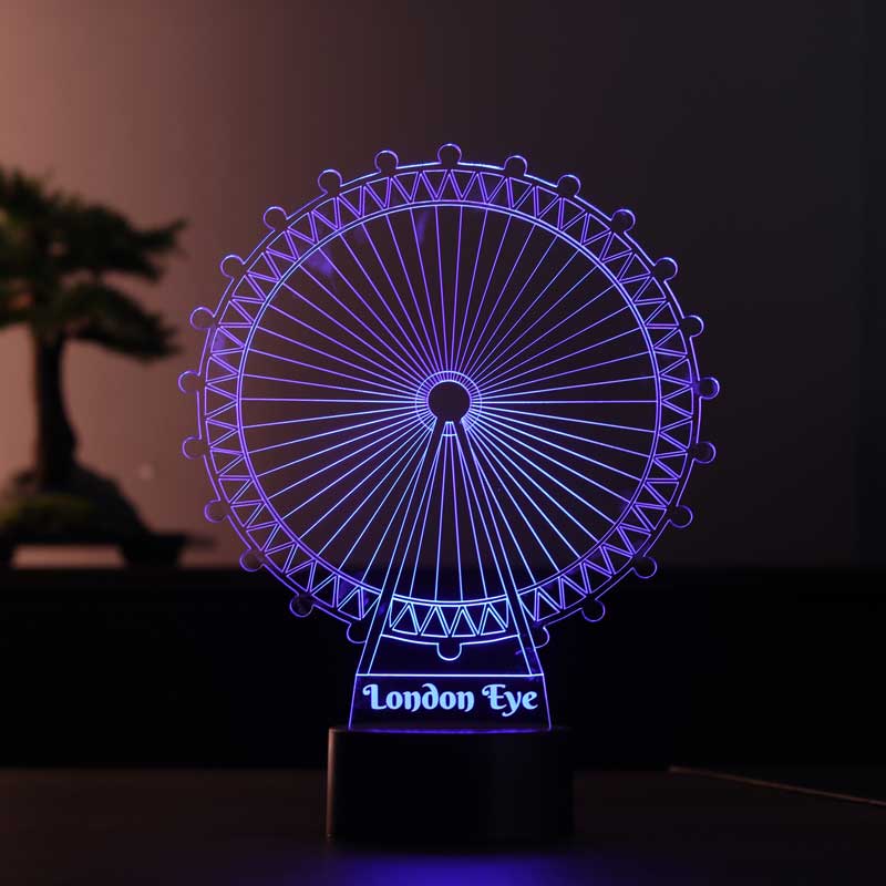 London Eye Figürlü Dekoratif Hediye Led Masa Lambası | BYLAMP