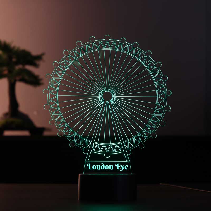 London Eye Figürlü Dekoratif Hediye Led Masa Lambası | BYLAMP