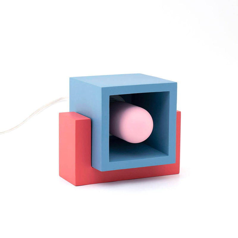Marshmallow - Colored Concrete Table Lamp