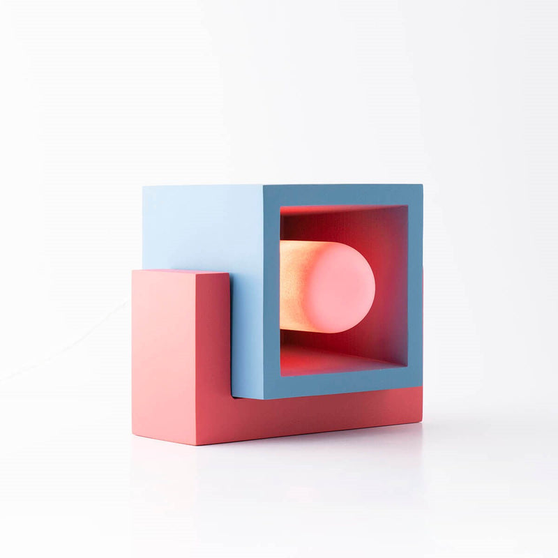 Marshmallow - Renkli Beton Masa Lambası