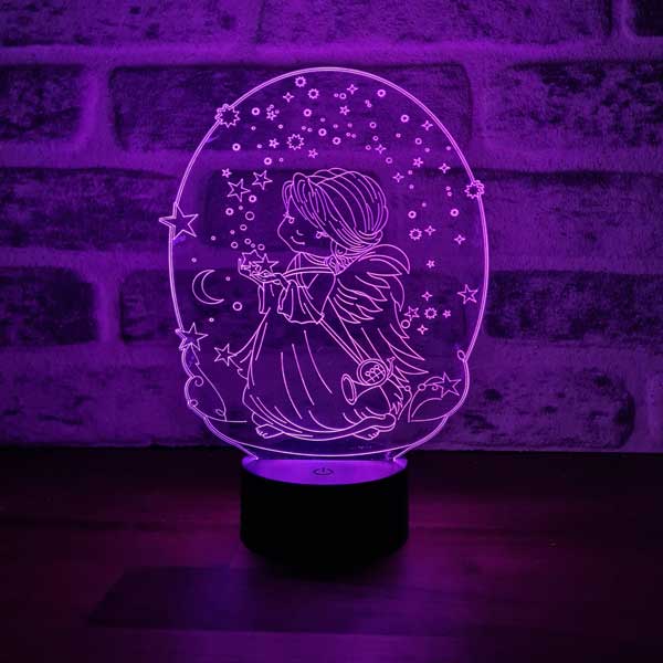 Angel and Star Figured Decorative Gift Led Table Lamp | BYLAMP