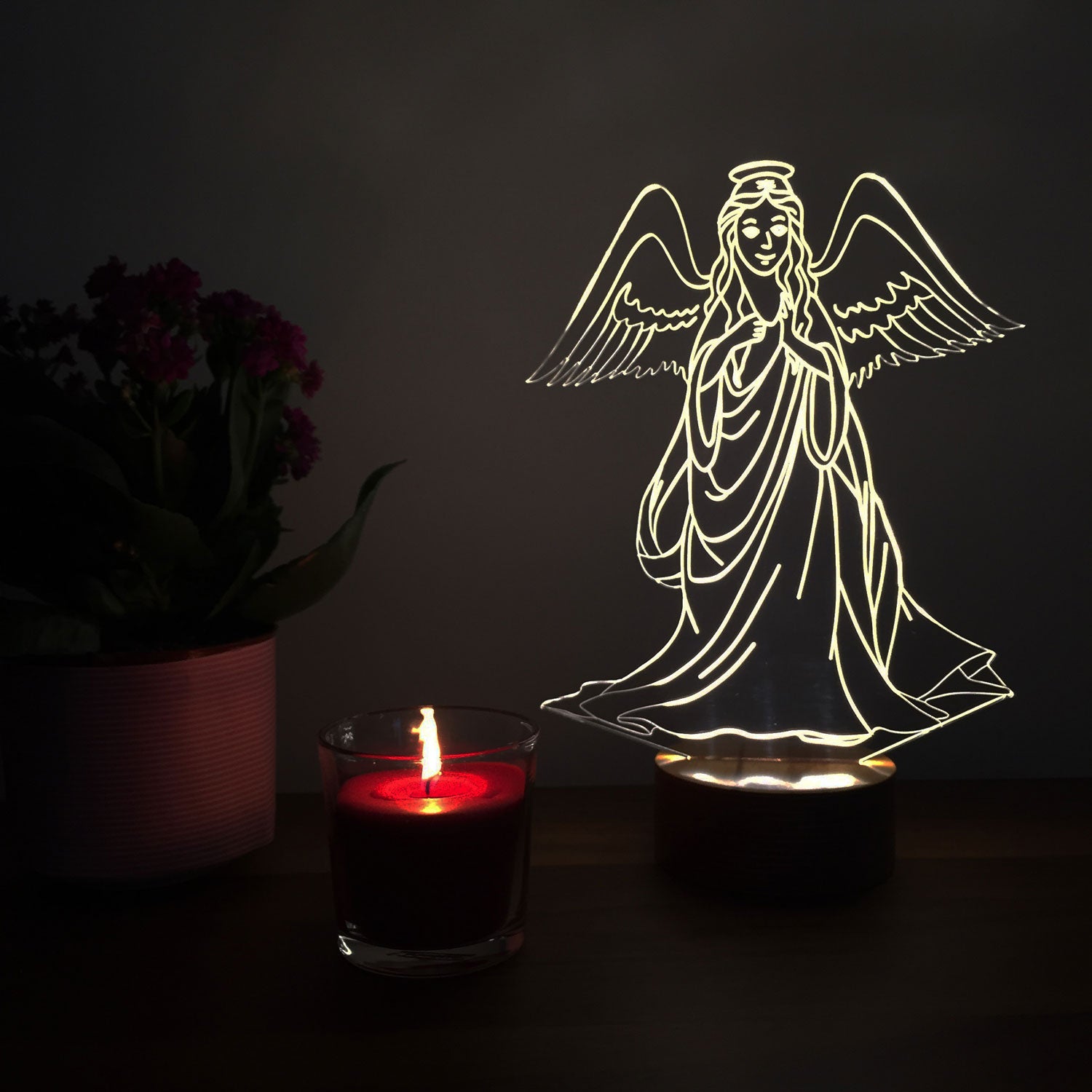 3D Angel Led Lamp