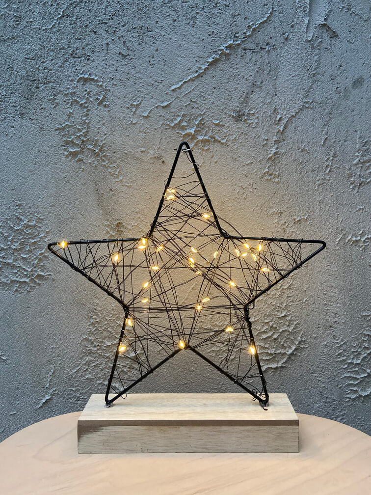 Metal Star Light Table Lamp