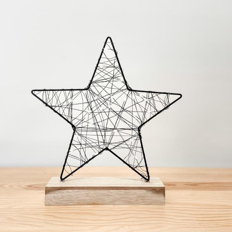 Metal Star Light Table Lamp