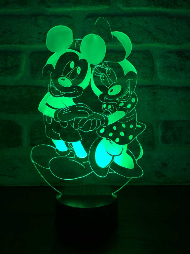 Mickey- und Minnie-Mauslampe