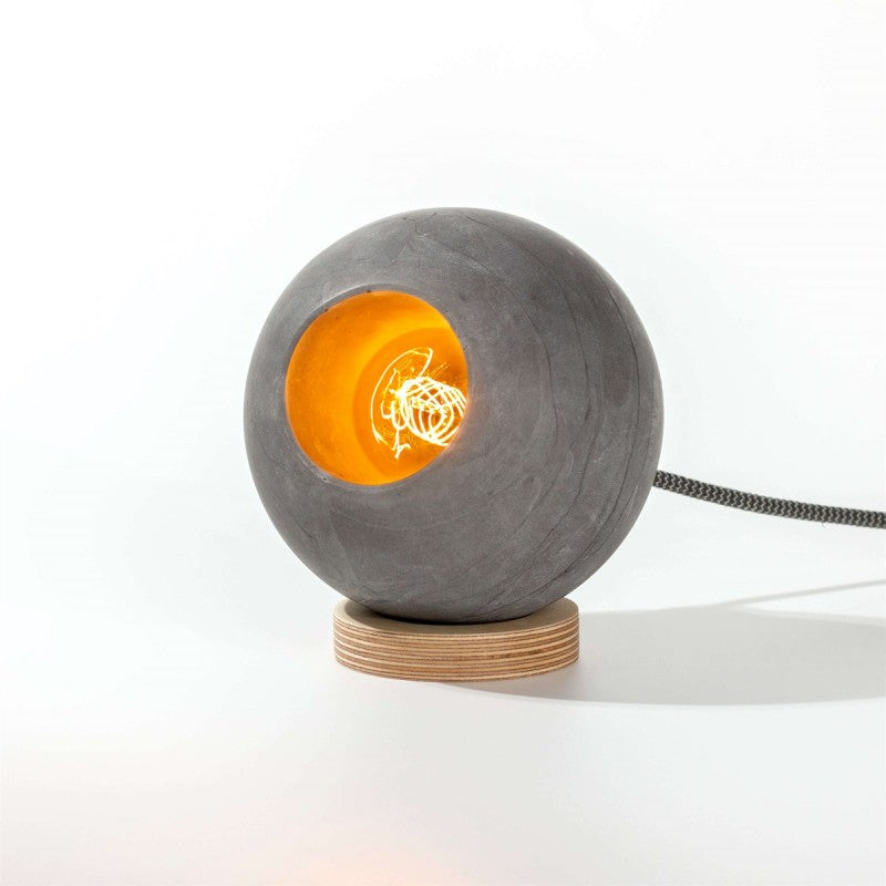 Round Concrete Table Lamp
