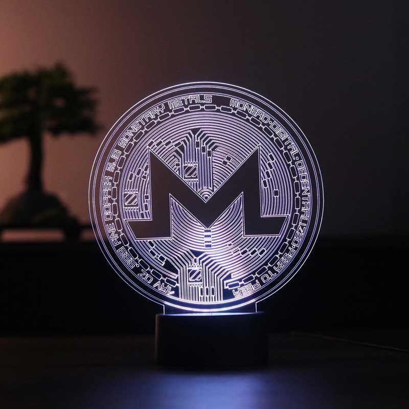 Monerocoin Figürlü Dekoratif Hediye Led Masa Lambası | BYLAMP