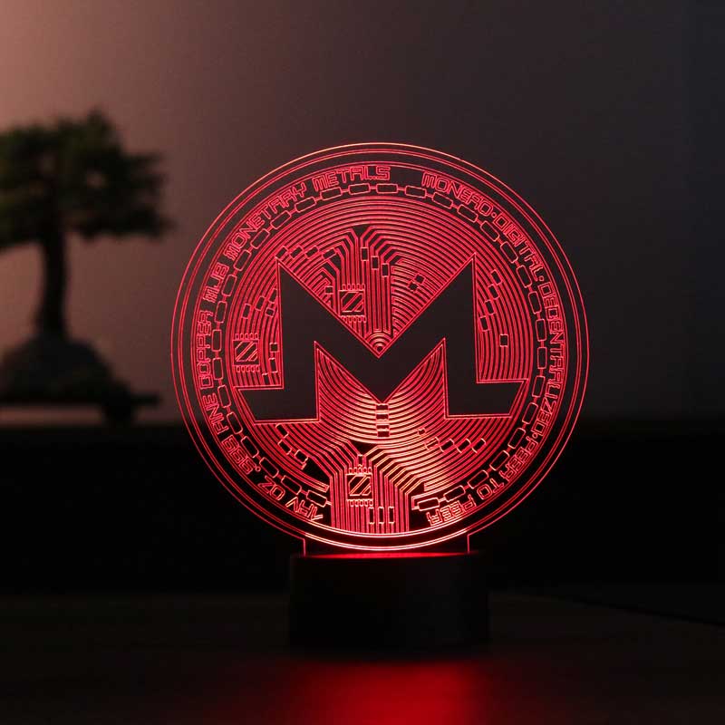 Monerocoin Figürlü Dekoratif Hediye Led Masa Lambası | BYLAMP