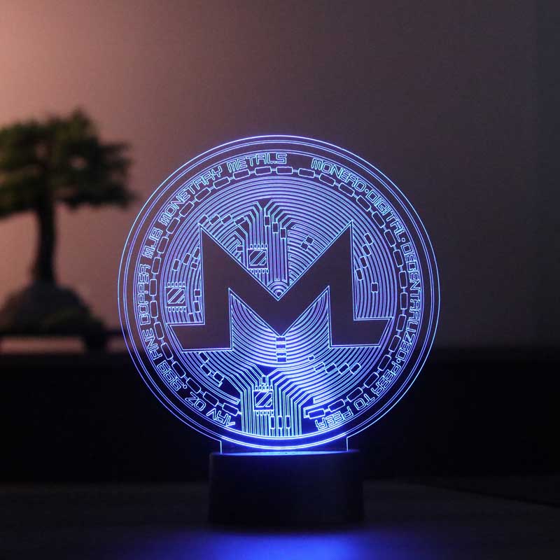 Monerocoin Figürlü Dekoratif Hediye Led Masa Lambası | BYLAMP