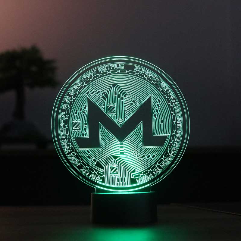 Monerocoin Figürlü Dekoratif Hediye Led Masa Lambası | BYLAMP