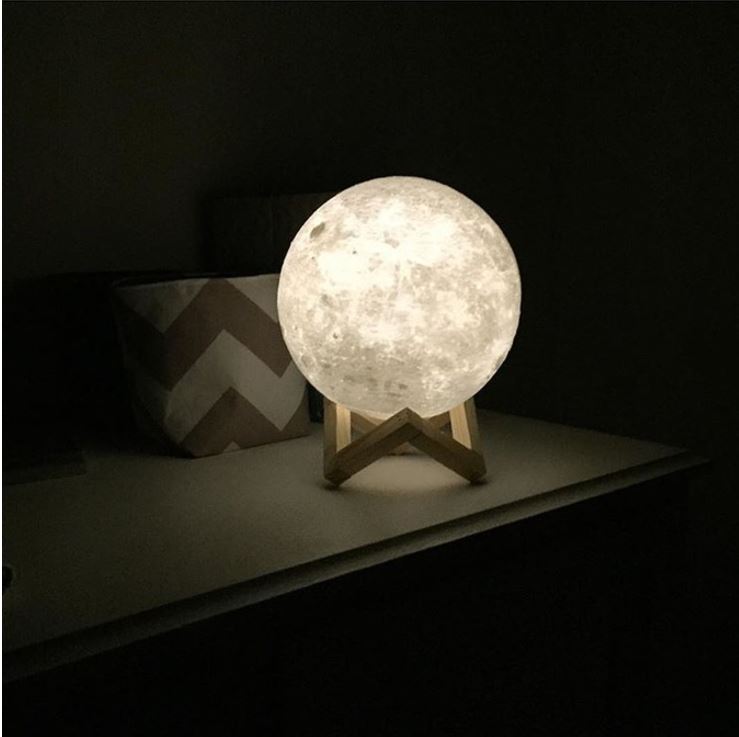 Moon Lamp 16 Color Controlled Led Lamp