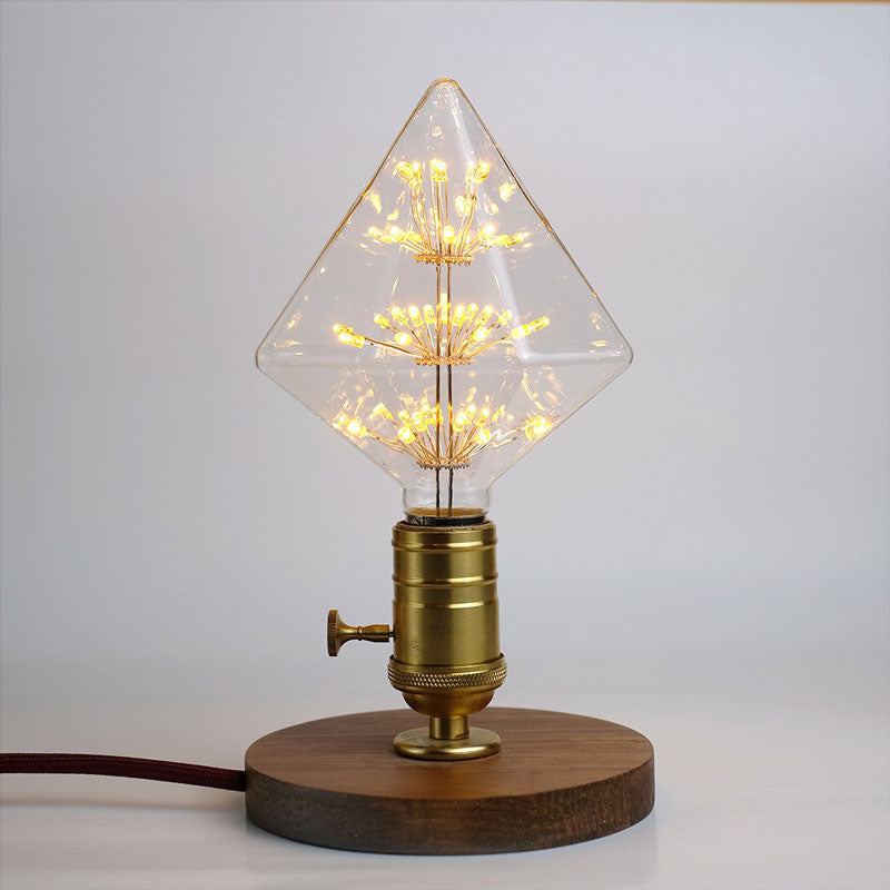Special bulb nostalgic table lamp