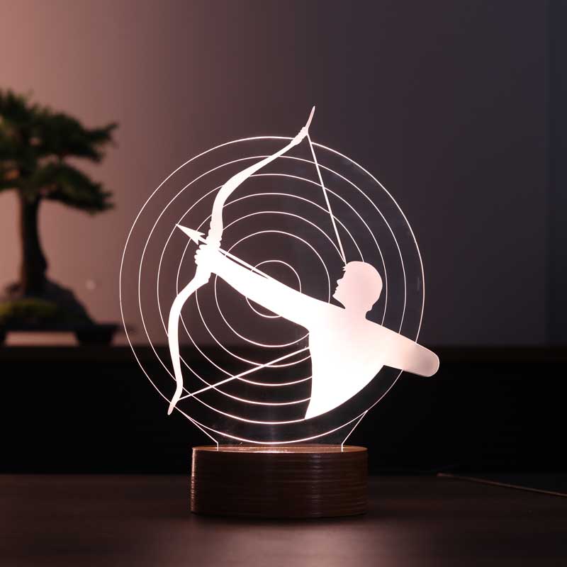 3-D archer LED Lamp