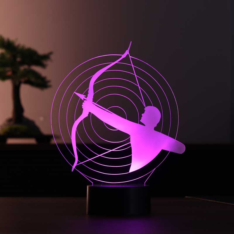 3-D archer LED Lamp