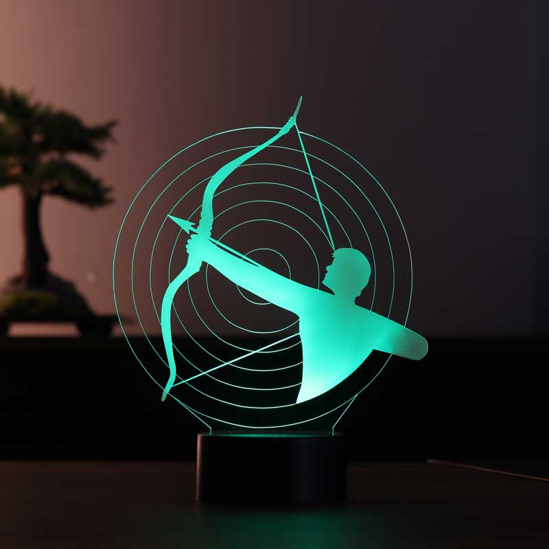 3-D archer LED Lamp