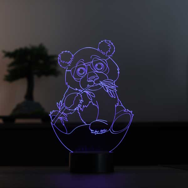 Luz nocturna led panda
