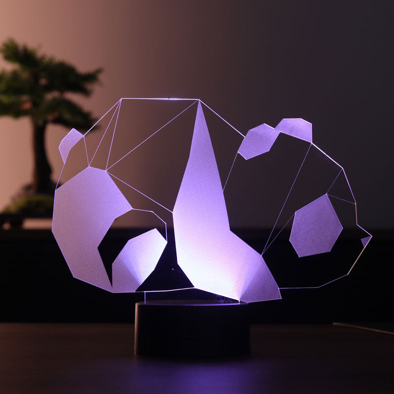 3-D Panda LED Lamp