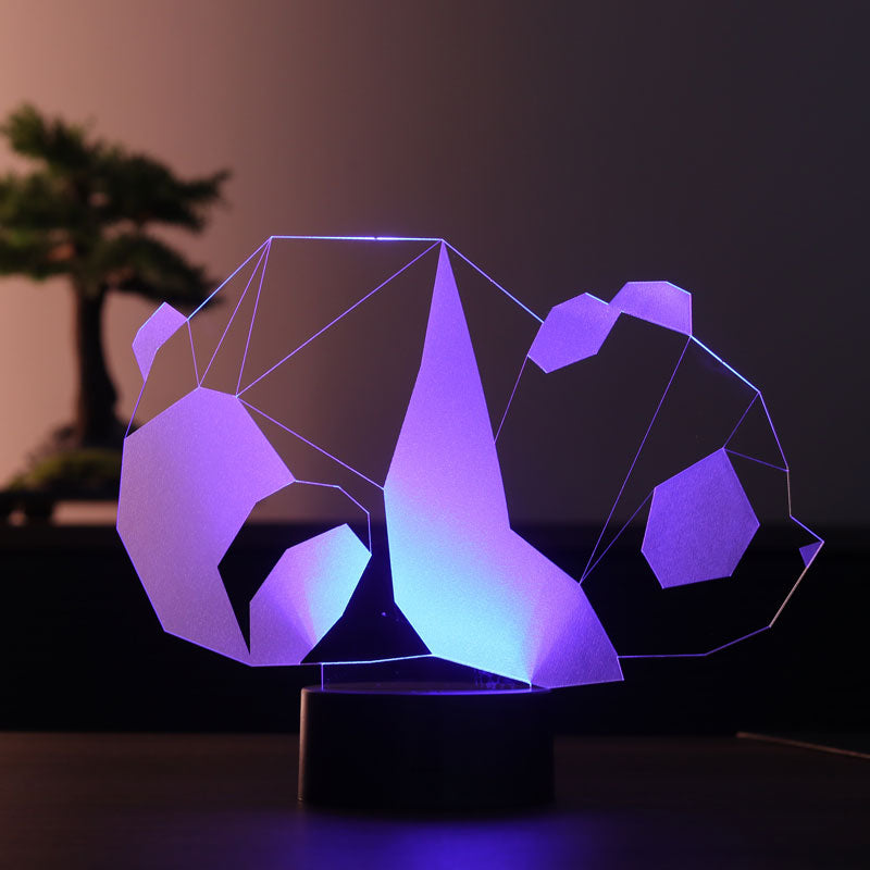 3-D Panda LED Lamp