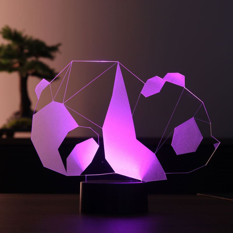 3-D Panda LED Lamp