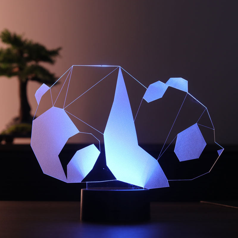 Lámpara LED Panda 3-D