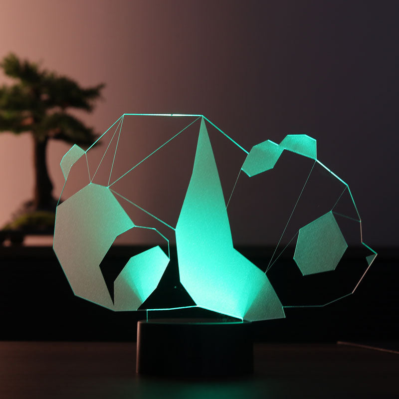 3D Panda Led Lampe