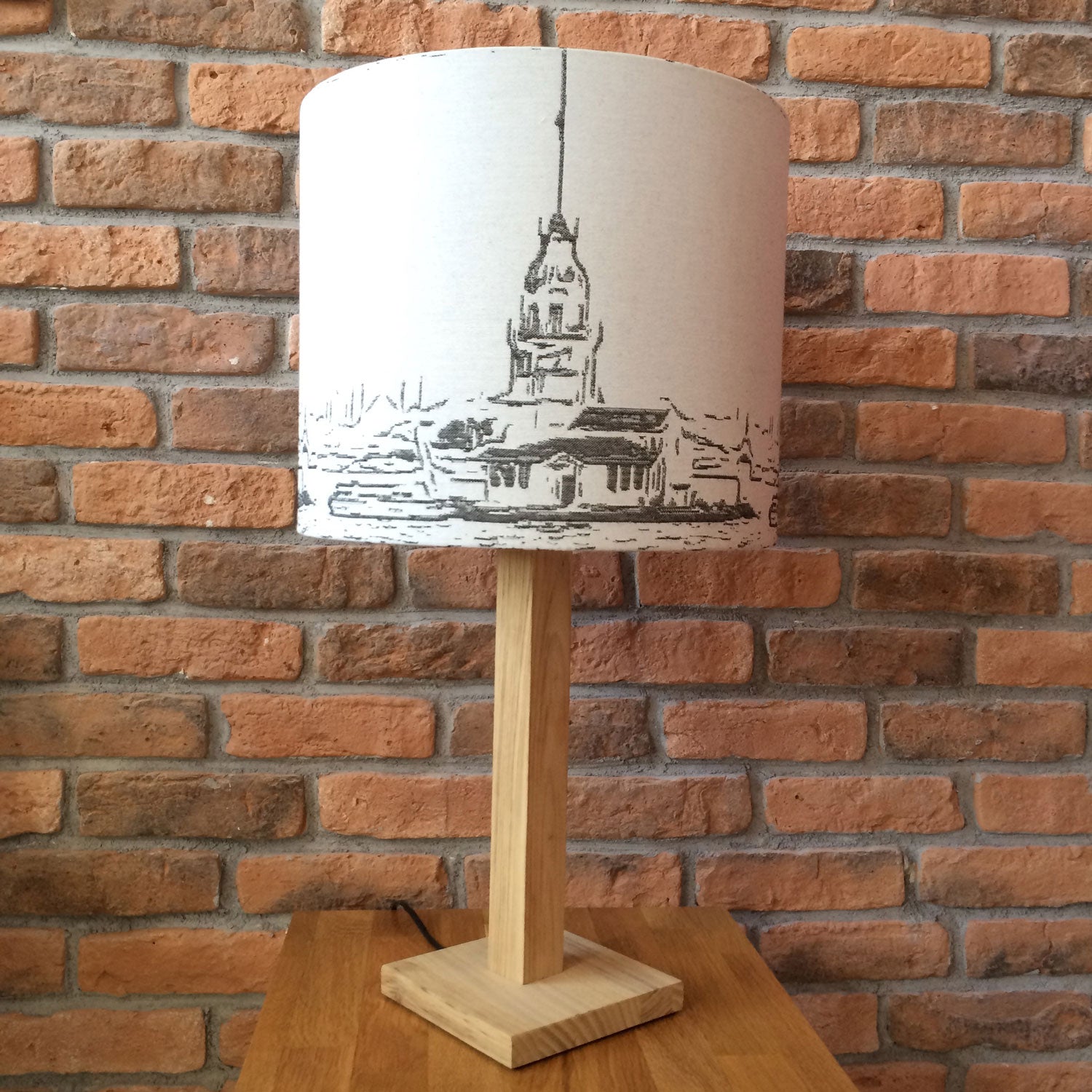 Panza table lamp naturel