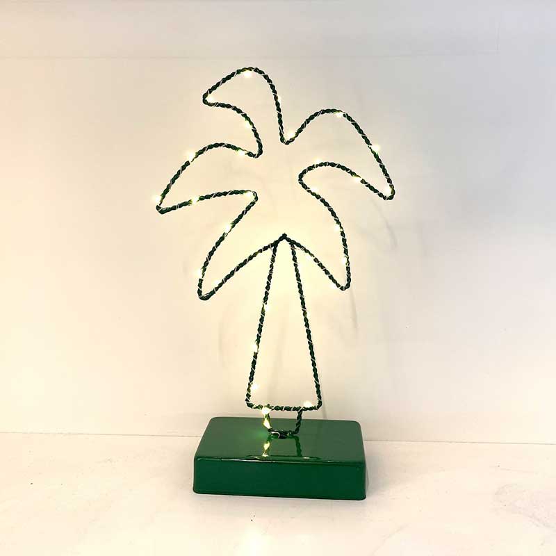 Fairy LED Metal Palm Table Top Decor