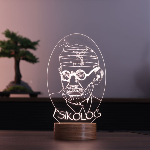 3D Psychologist LED Lamp