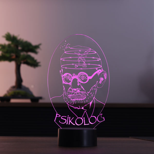 3D Psychologist LED Lamp