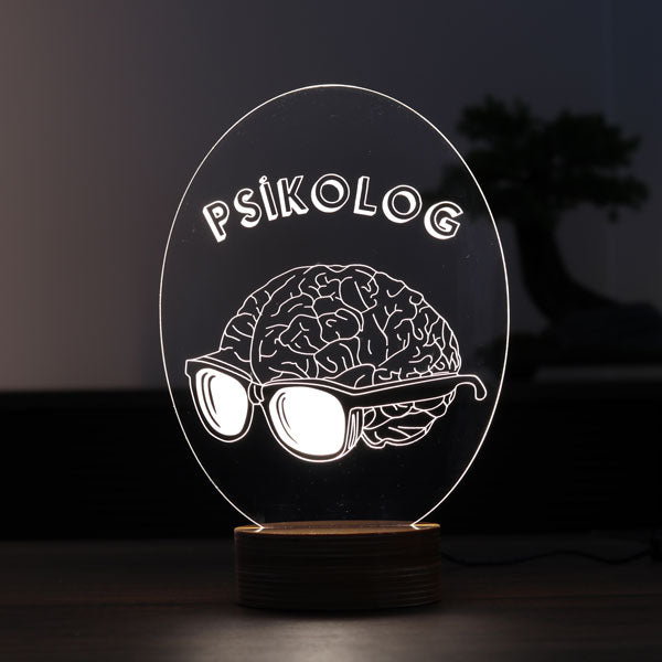 3D Psychologist LED Lamp