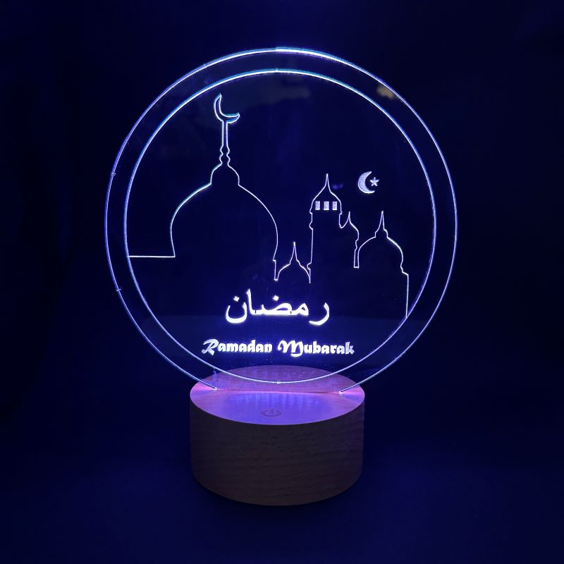 رمضان مبارك قاد مصباح الطاولة