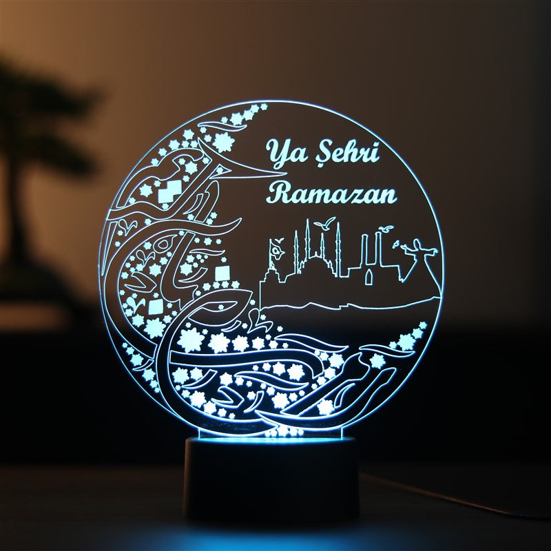 Ramazan Figürlü Dekoratif Hediye Led Masa Lambası | BYLAMP