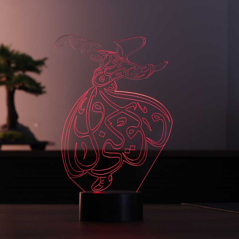 مصباح طاولة 3D Semazen