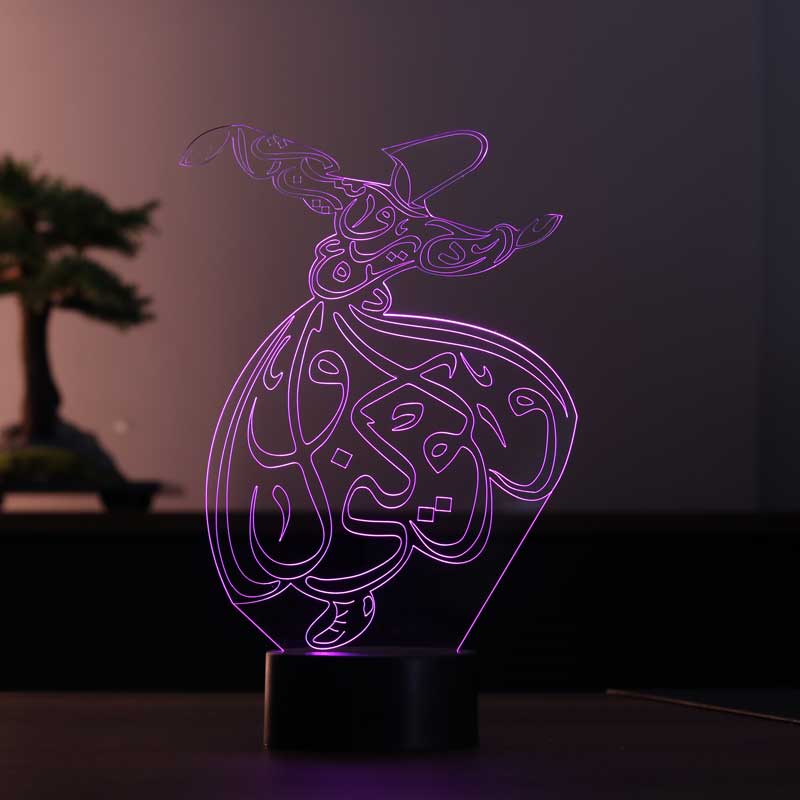 مصباح طاولة 3D Semazen
