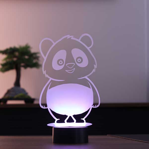 Cute 3D Panda Led Lamp