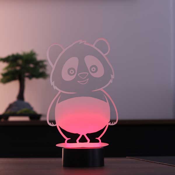 Cute 3D Panda Led Lamp