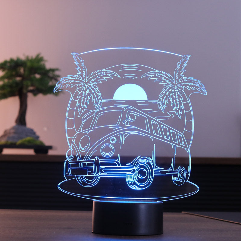 Travel Bus Figured Decorative Gift Led Table Lamp | BYLAMP