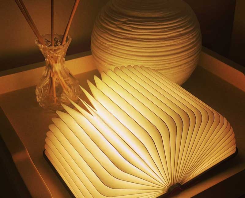 Magic light book led decorative lamp