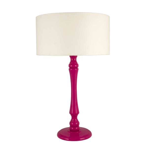 Silva table lamp fuchsia